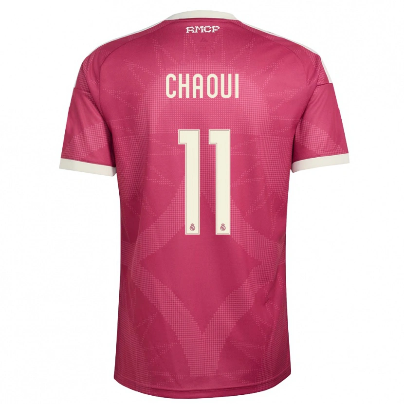 Danxen Homem Camisola Omar Chaoui #11 Vermelho Pálido Violeta Branco Terceiro 2026/27 Camisa