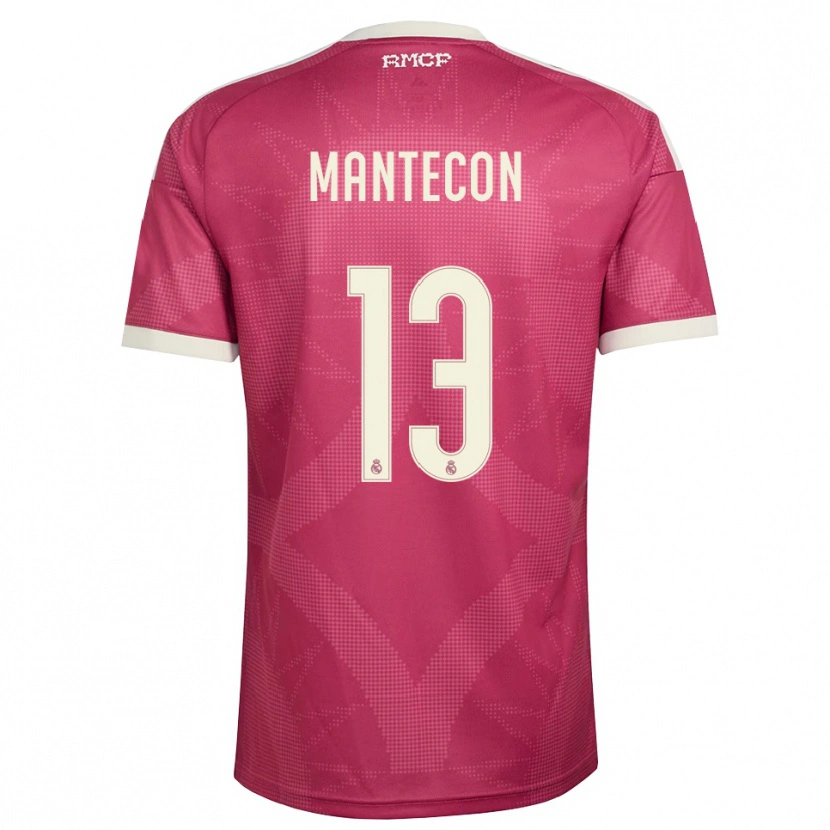 Danxen Homem Camisola Hugo Mantecon #13 Vermelho Pálido Violeta Branco Terceiro 2026/27 Camisa