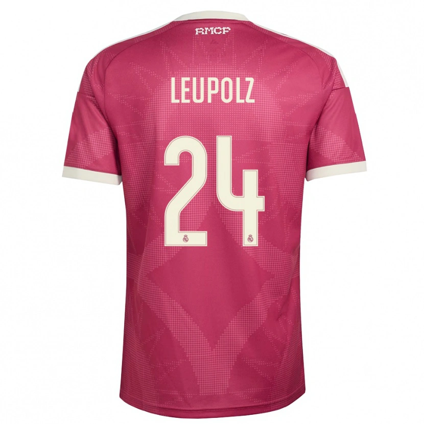 Danxen Homem Camisola Melanie Leupolz #24 Vermelho Pálido Violeta Branco Terceiro 2026/27 Camisa