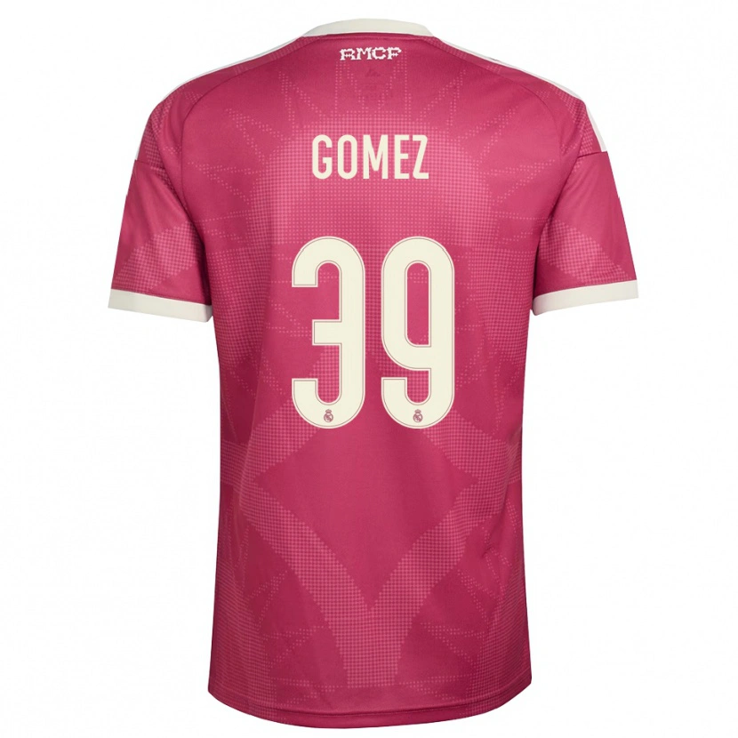 Danxen Homem Camisola Eric Gomez #39 Vermelho Pálido Violeta Branco Terceiro 2026/27 Camisa