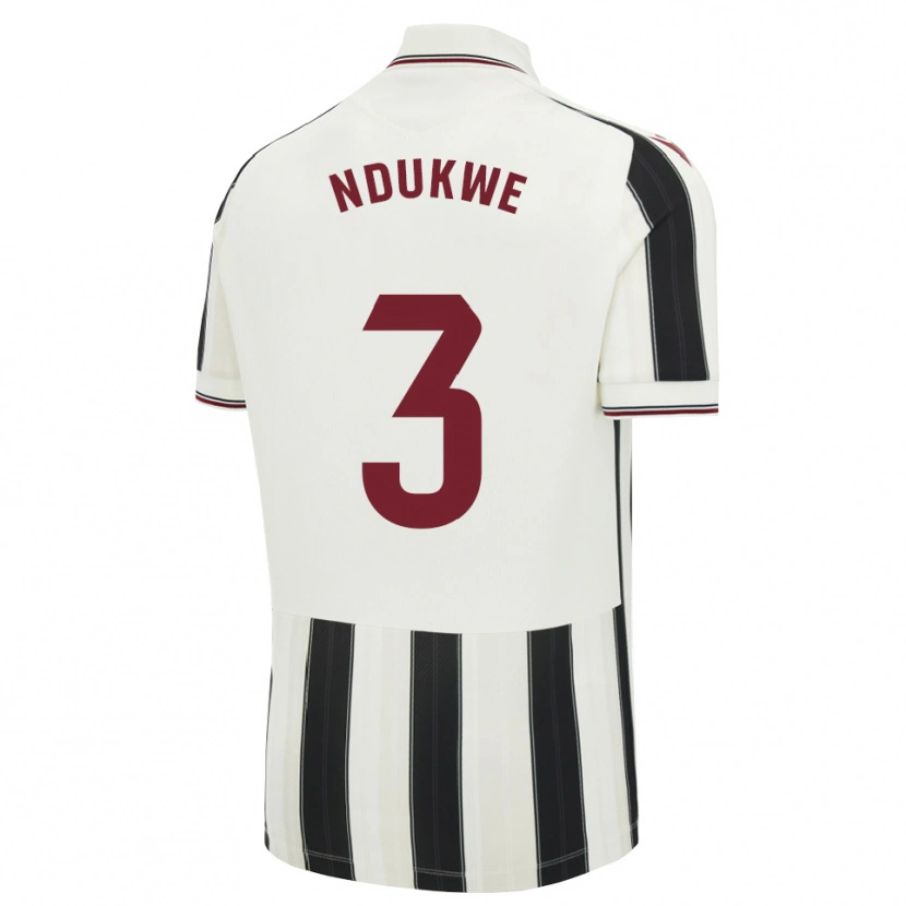 Danxen Mulher Camisola Ifeanyi Ndukwe #3 Preto Branco Vermelho Alternativa 2026/27 Camisa
