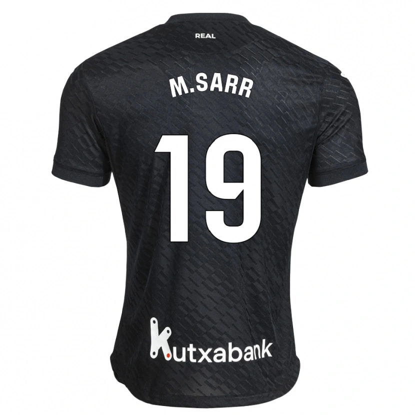 Danxen Mulher Camisola Mamadou Sarr #19 Preto Branco Alternativa 2026/27 Camisa