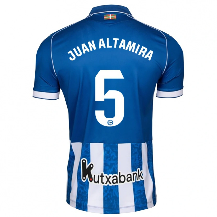 Danxen Mulher Camisola Ines Juan Altamira #5 Azul Branco Preto Principal 2026/27 Camisa