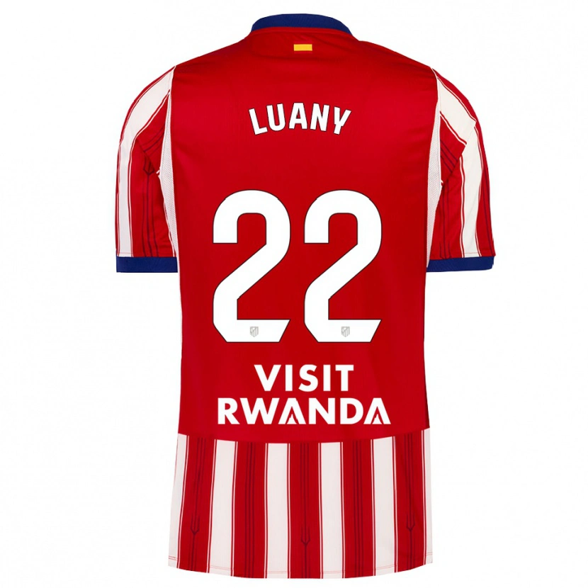 Danxen Mulher Camisola Luany Vitória Da Silva Rosa #22 Azul Real Vermelho Branco Principal 2026/27 Camisa