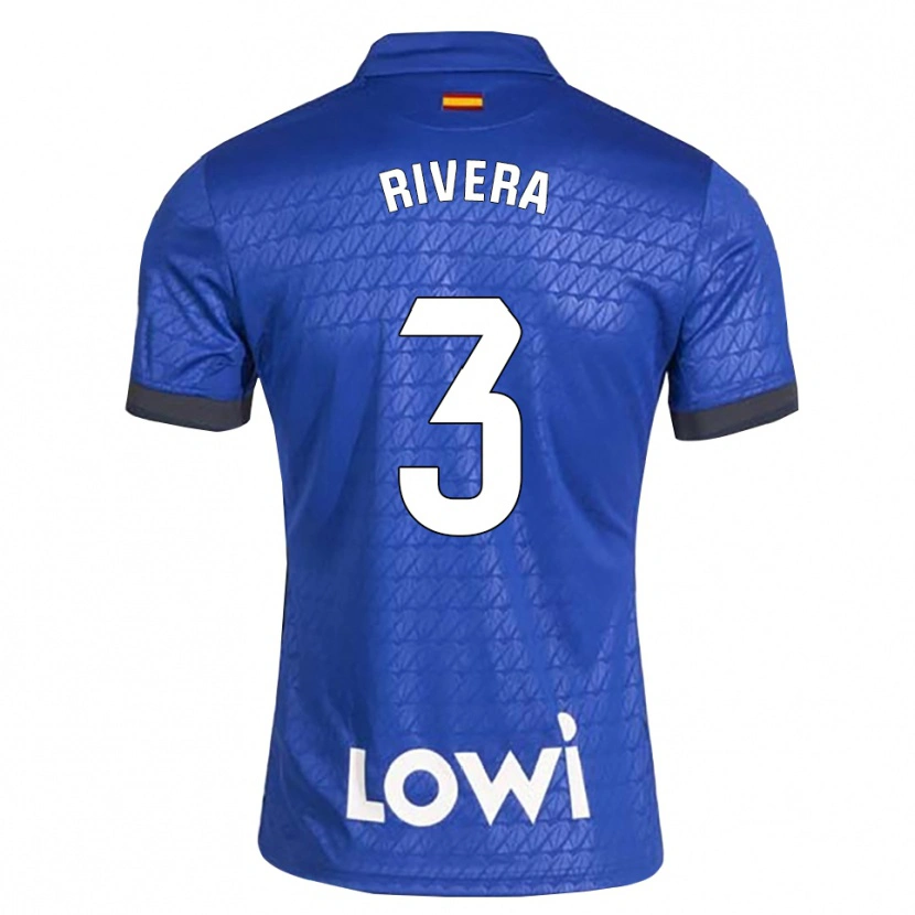 Danxen Mulher Camisola Gorka Rivera #3 Azul Branco Preto Principal 2026/27 Camisa