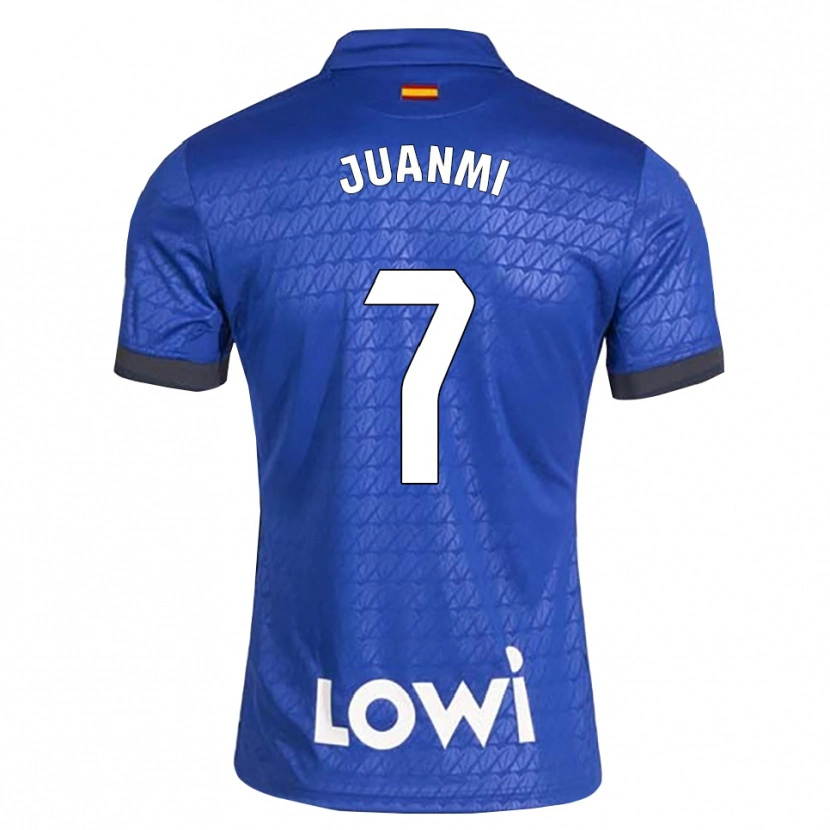 Danxen Mulher Camisola Juan Miguel Jiménez López #7 Azul Branco Preto Principal 2026/27 Camisa