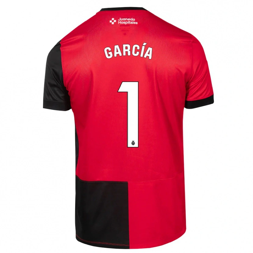 Danxen Mulher Camisola Pere García #1 Preto Vermelho Branco Principal 2026/27 Camisa