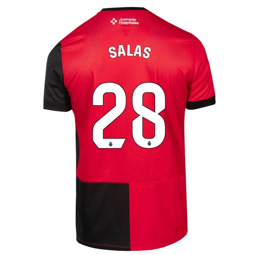 Danxen Mulher Camisola Jan Salas #28 Preto Vermelho Branco Principal 2026/27 Camisa