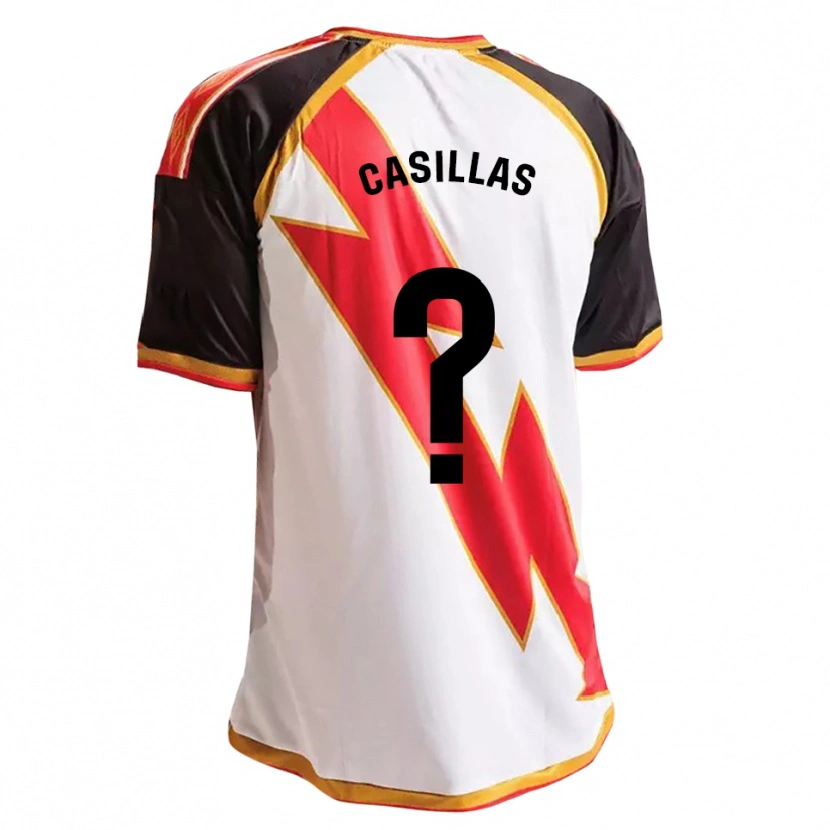 Danxen Mulher Camisola Marcos Casillas #0 Preto Vermelho Branco Dourado Principal 2026/27 Camisa