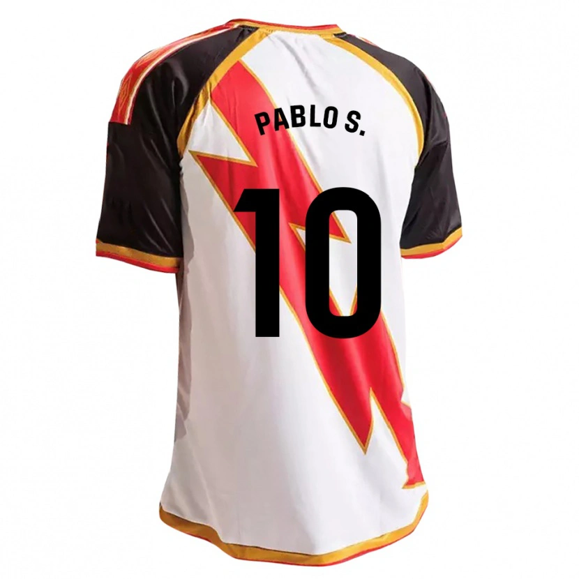 Danxen Mulher Camisola Pablo Sánchez #10 Preto Vermelho Branco Dourado Principal 2026/27 Camisa