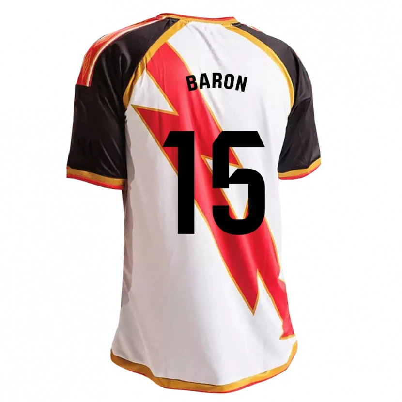 Danxen Mulher Camisola Alexandru Baron #15 Preto Vermelho Branco Dourado Principal 2026/27 Camisa