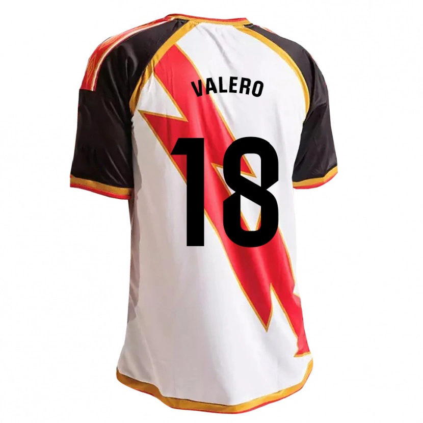 Danxen Mulher Camisola César Valero #18 Preto Vermelho Branco Dourado Principal 2026/27 Camisa