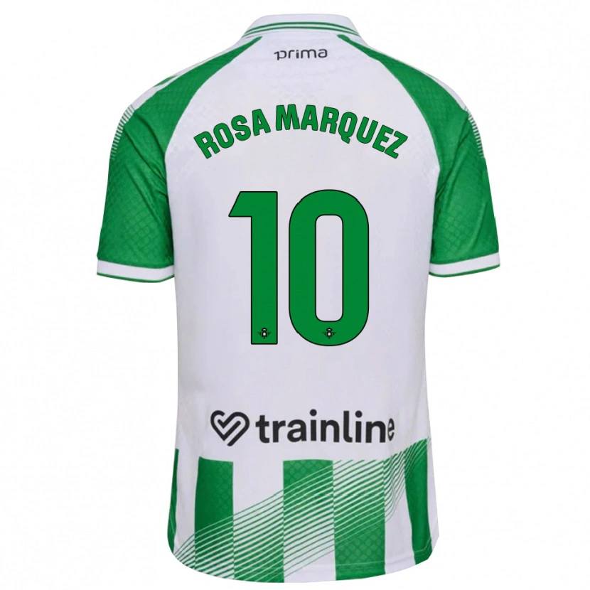 Danxen Mulher Camisola Rosa Márquez Baena #10 Verde Claro Preto Branco Principal 2026/27 Camisa