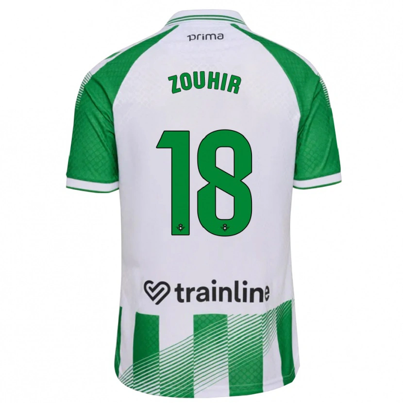Danxen Mulher Camisola Yasmine Zouhir #18 Verde Claro Preto Branco Principal 2026/27 Camisa