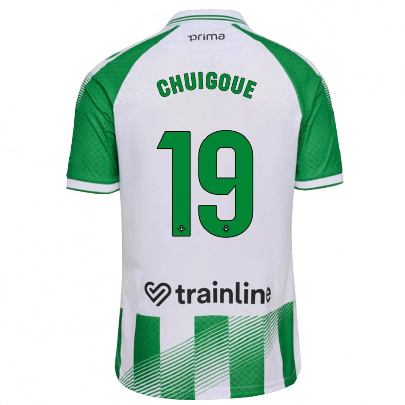 Danxen Mulher Camisola Dorine Chuigoué #19 Verde Claro Preto Branco Principal 2026/27 Camisa