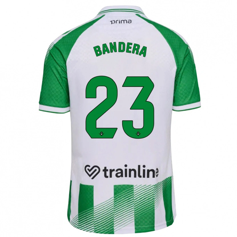 Danxen Mulher Camisola Kenta Bandera #23 Verde Claro Preto Branco Principal 2026/27 Camisa