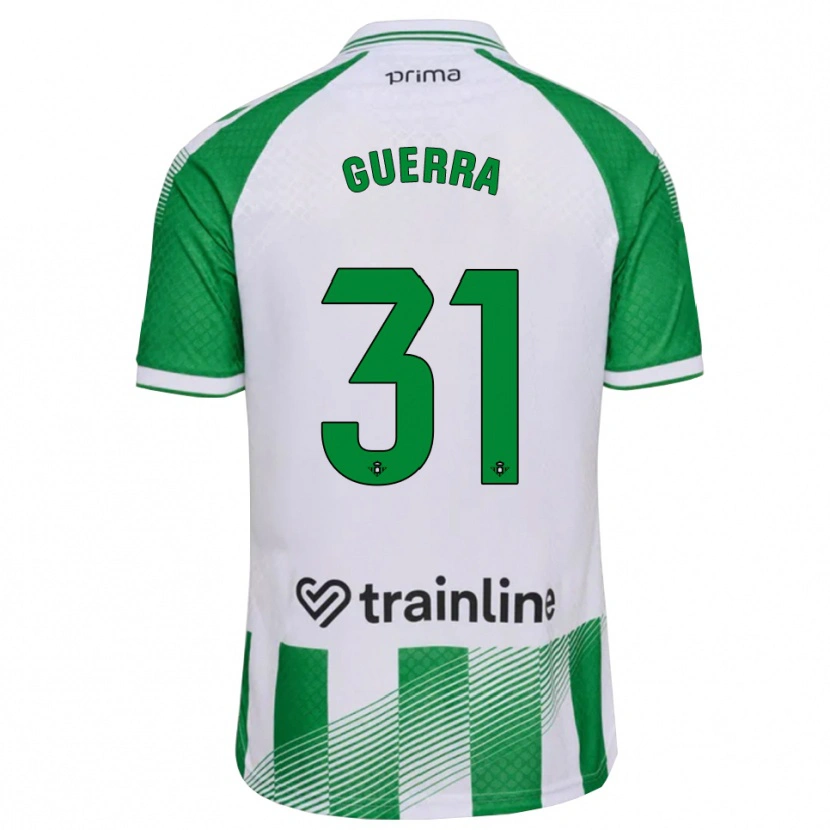 Danxen Mulher Camisola Ana Guerra Morcillo #31 Verde Claro Preto Branco Principal 2026/27 Camisa