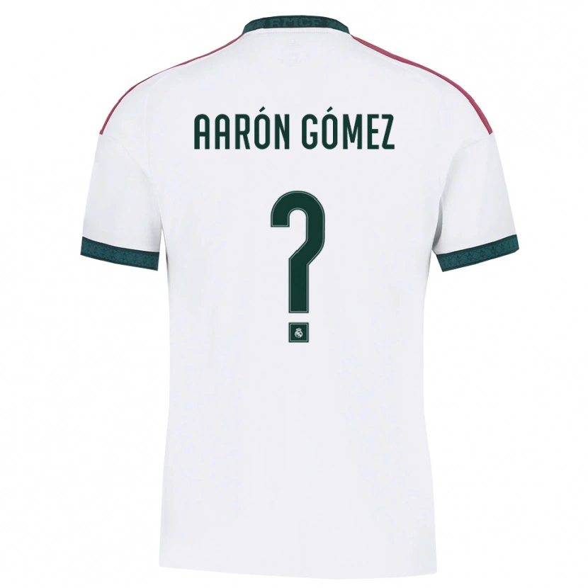 Danxen Mulher Camisola Aarón Gómez #0 Verde Escuro Branco Vermelho Principal 2026/27 Camisa