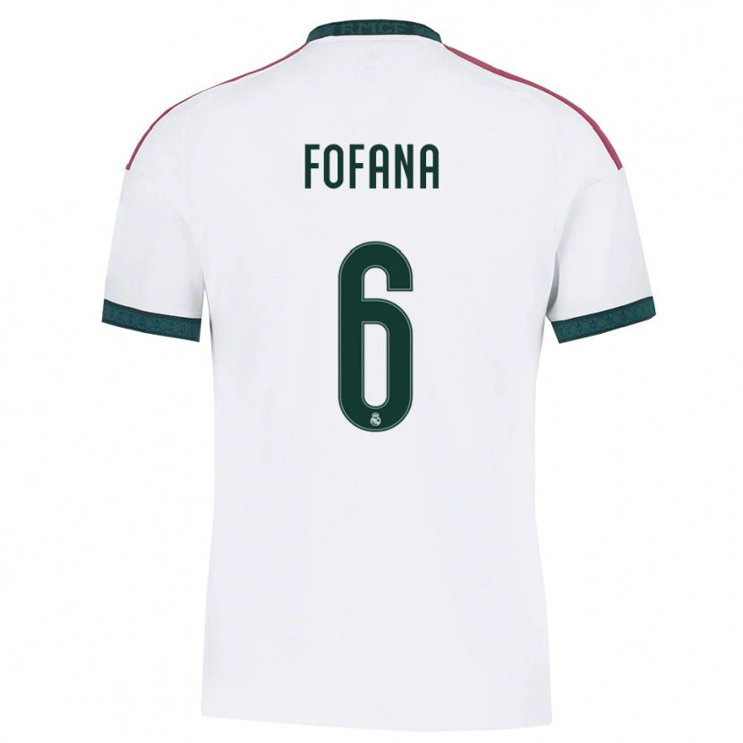 Danxen Mulher Camisola Cherif Fofana #6 Verde Escuro Branco Vermelho Principal 2026/27 Camisa