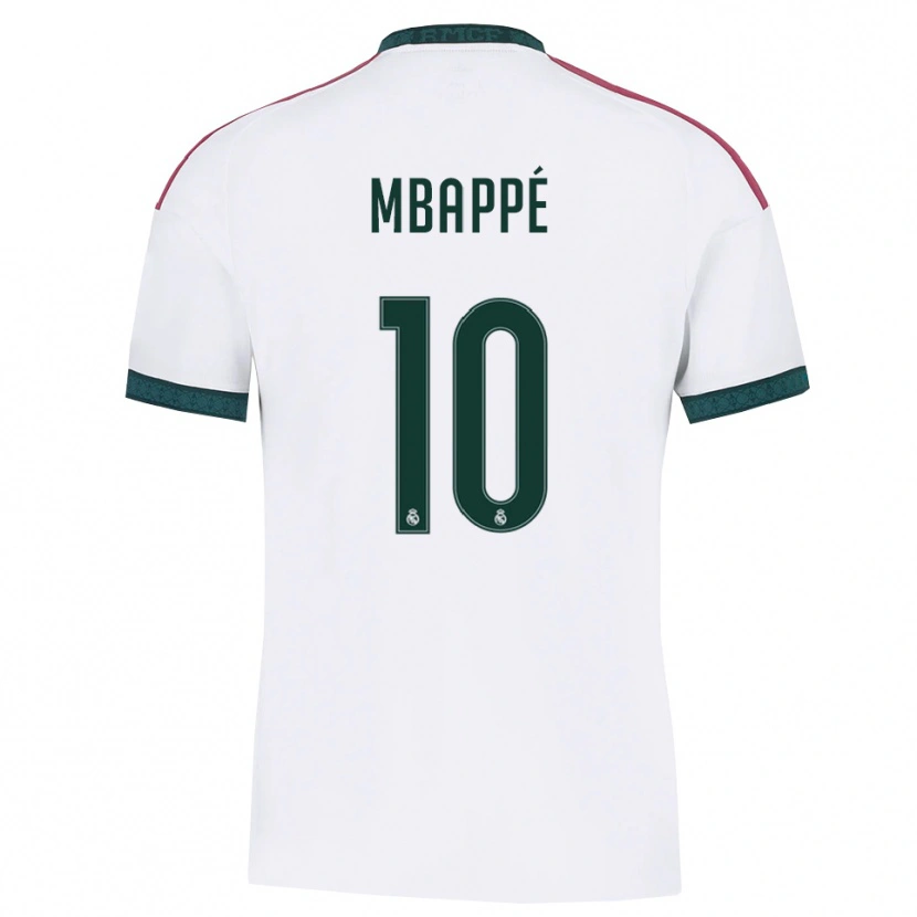 Danxen Mulher Camisola Kylian Mbappé #10 Verde Escuro Branco Vermelho Principal 2026/27 Camisa