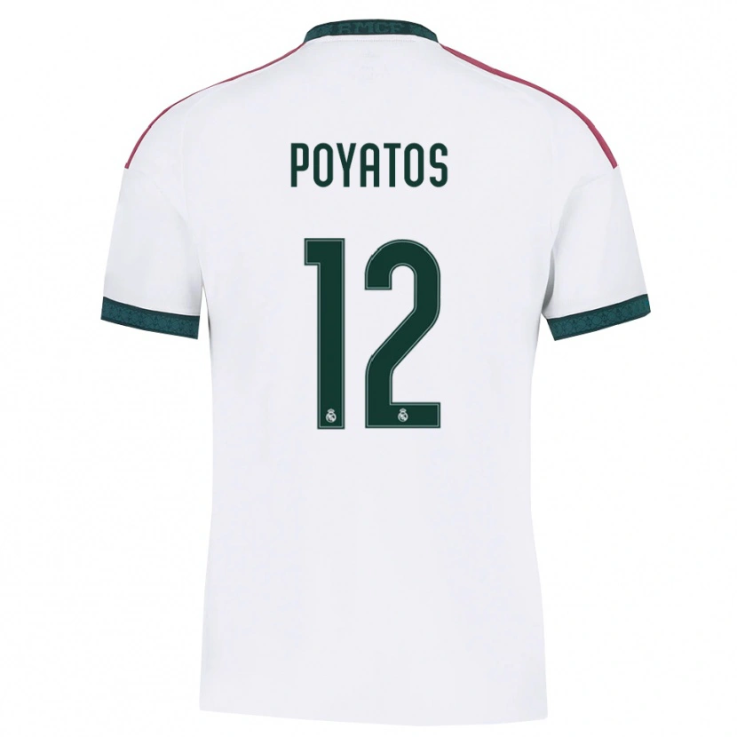 Danxen Mulher Camisola Marco Poyatos #12 Verde Escuro Branco Vermelho Principal 2026/27 Camisa
