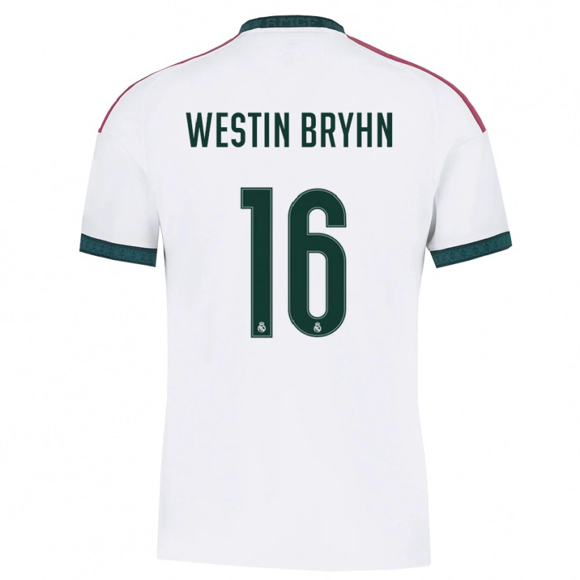 Danxen Mulher Camisola Leon Westin Bryhn #16 Verde Escuro Branco Vermelho Principal 2026/27 Camisa