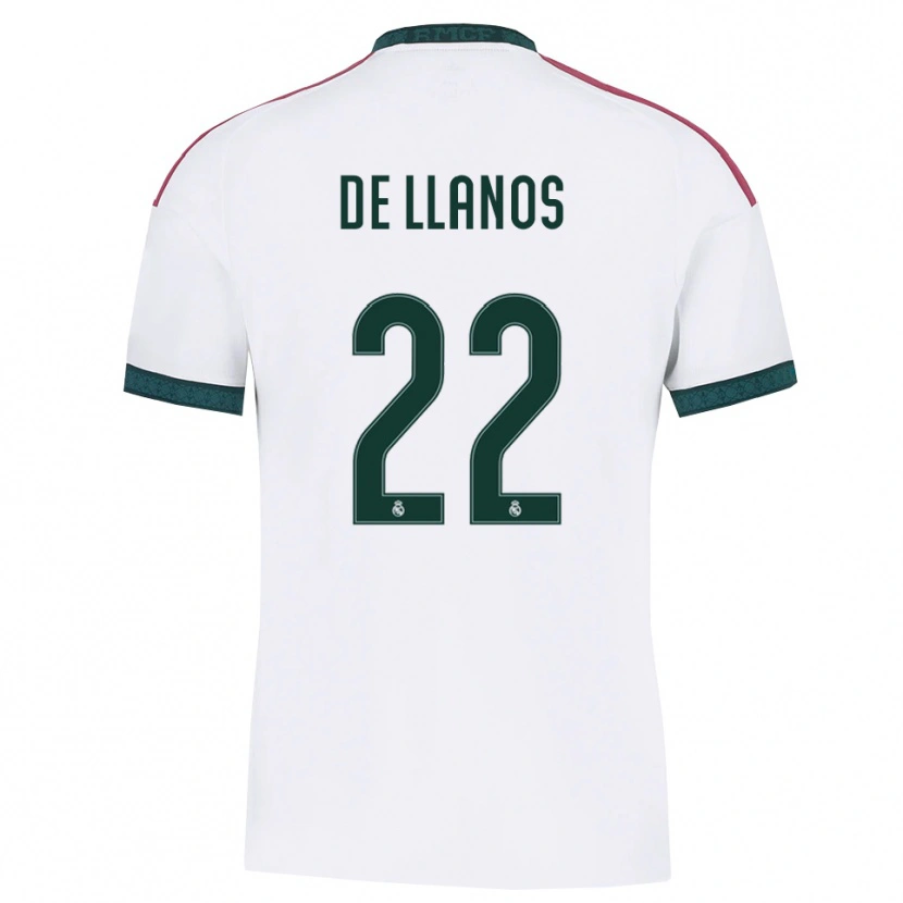 Danxen Mulher Camisola Hugo De Llanos #22 Verde Escuro Branco Vermelho Principal 2026/27 Camisa