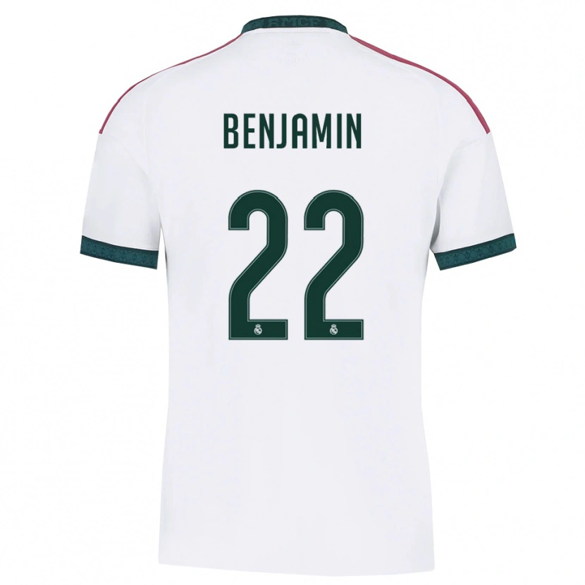 Danxen Mulher Camisola Emanuel Benjamín De Santana Balbinot #22 Verde Escuro Branco Vermelho Principal 2026/27 Camisa