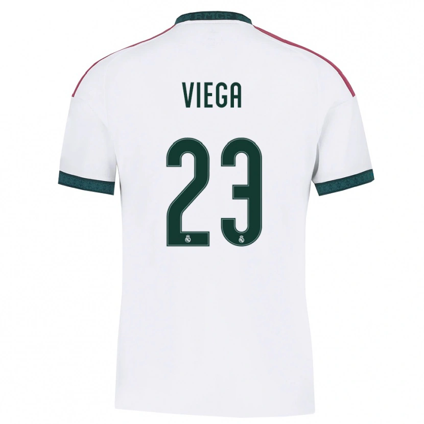 Danxen Mulher Camisola Marcos Viega #23 Verde Escuro Branco Vermelho Principal 2026/27 Camisa