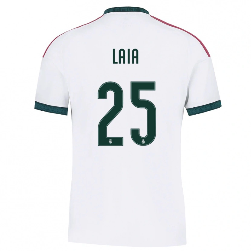 Danxen Mulher Camisola Laia López De La Morena #25 Verde Escuro Branco Vermelho Principal 2026/27 Camisa