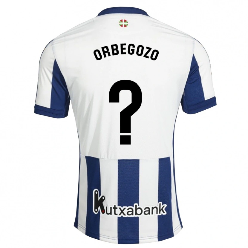 Danxen Mulher Camisola Oihan Orbegozo #0 Azul Marinho Branco Dourado Principal 2026/27 Camisa