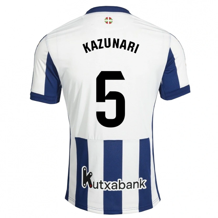 Danxen Mulher Camisola Kazunari Kita #5 Azul Marinho Branco Dourado Principal 2026/27 Camisa