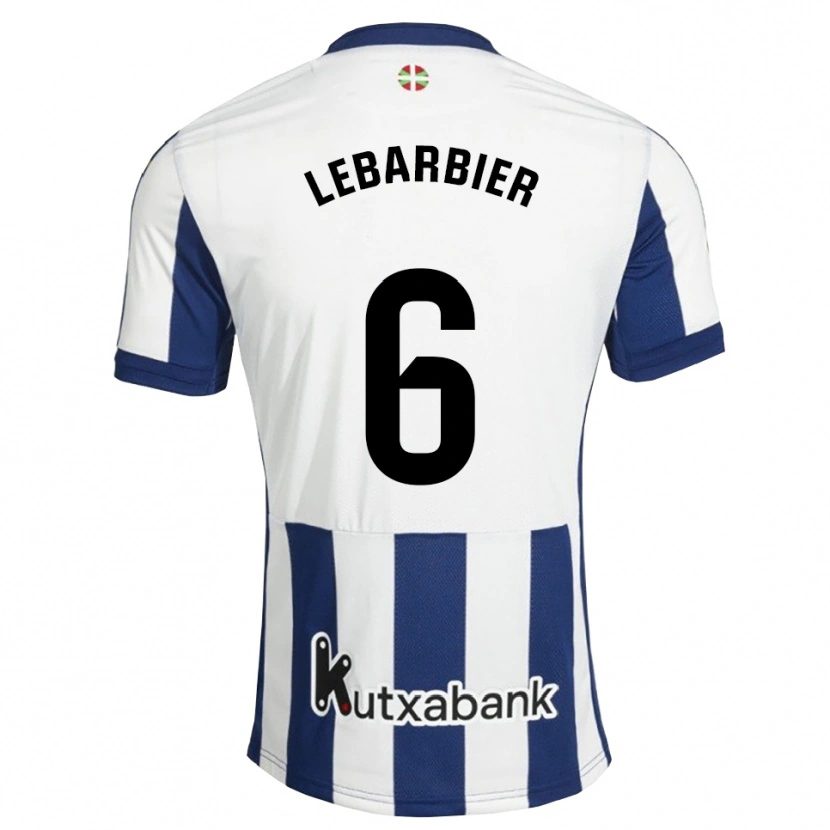Danxen Mulher Camisola Alex Lebarbier #6 Azul Marinho Branco Dourado Principal 2026/27 Camisa