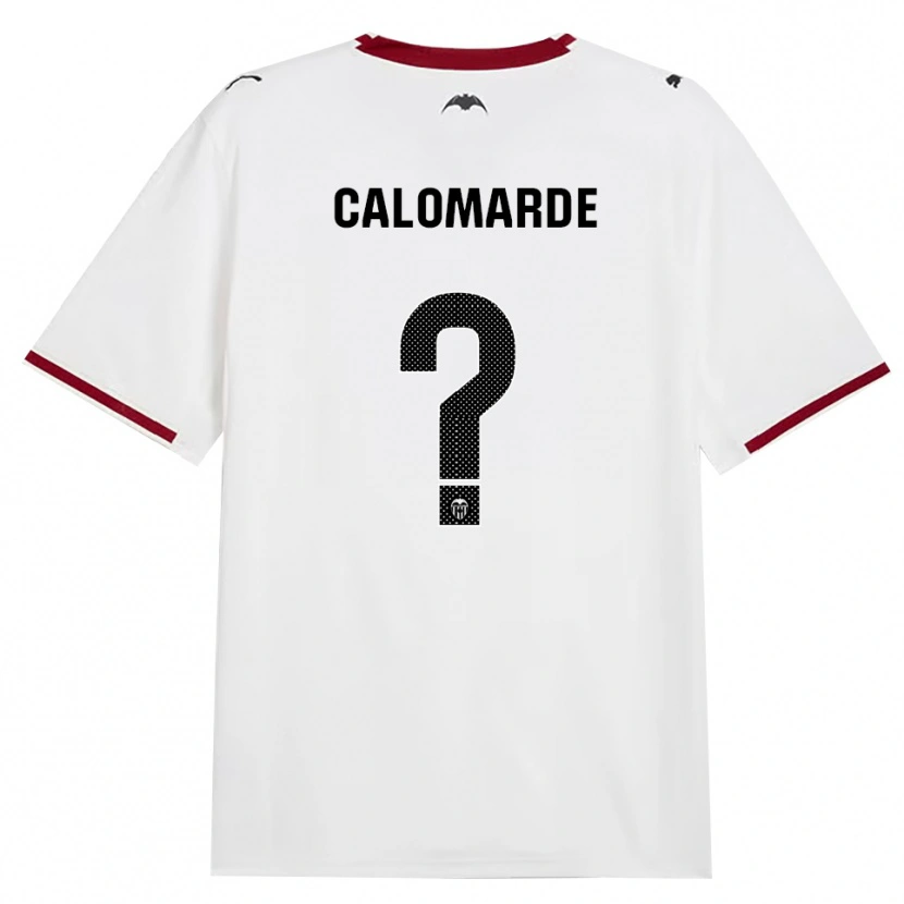 Danxen Mulher Camisola Jorge Calomarde #0 Preto Branco Vermelho Amarelo Principal 2026/27 Camisa