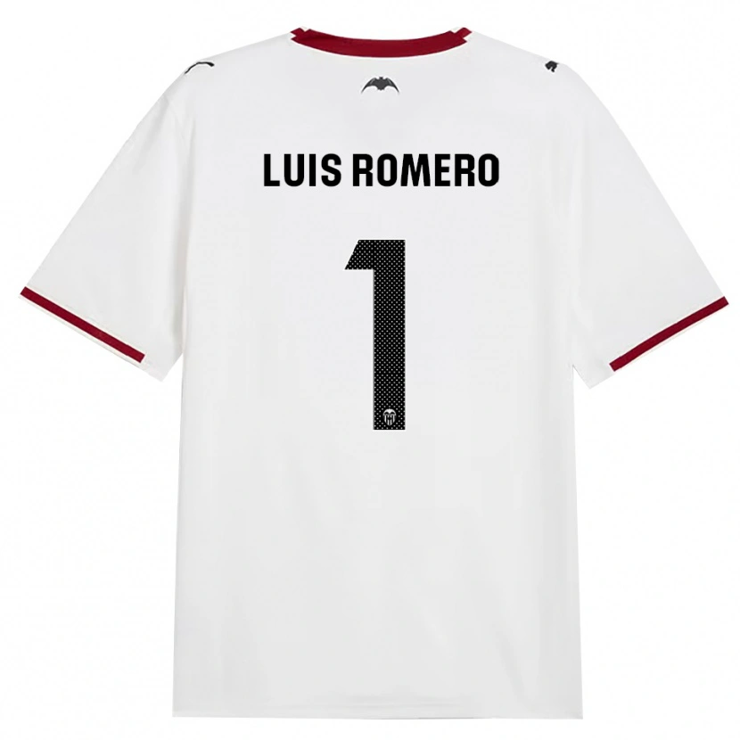 Danxen Mulher Camisola Luis Romero #1 Preto Branco Vermelho Amarelo Principal 2026/27 Camisa