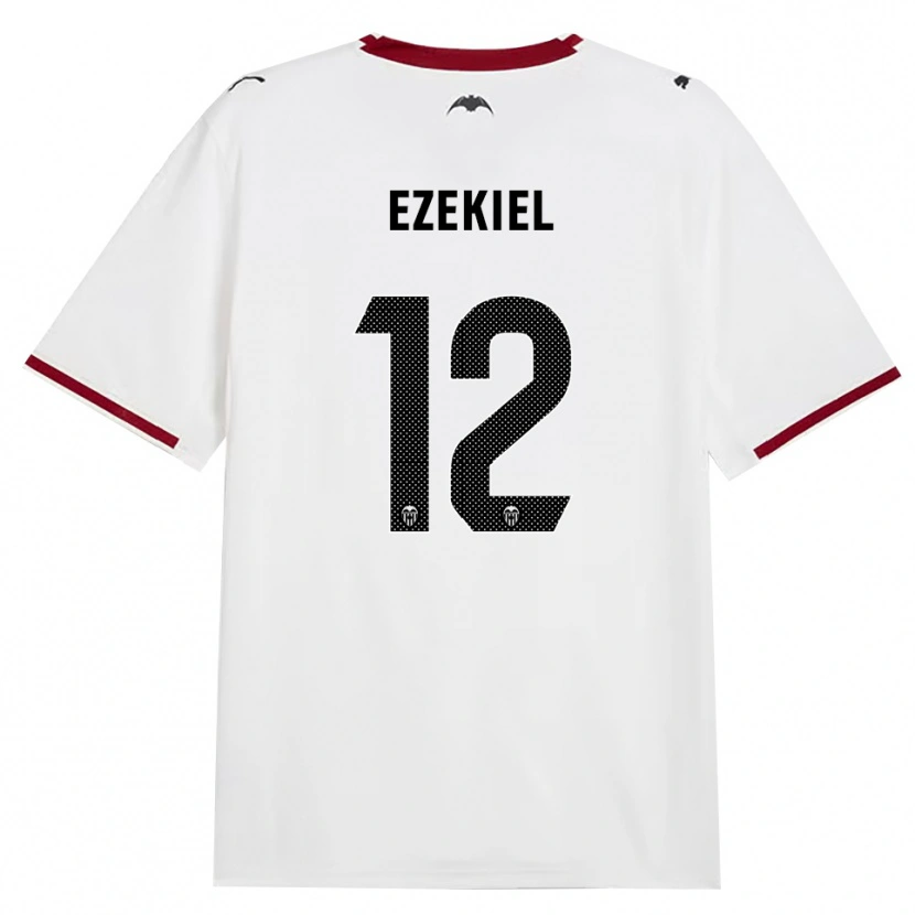 Danxen Mulher Camisola Ezekiel Montunrayo #12 Preto Branco Vermelho Amarelo Principal 2026/27 Camisa