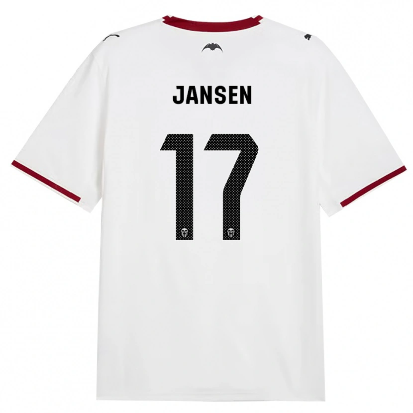 Danxen Mulher Camisola Ellen Jansen #17 Preto Branco Vermelho Amarelo Principal 2026/27 Camisa