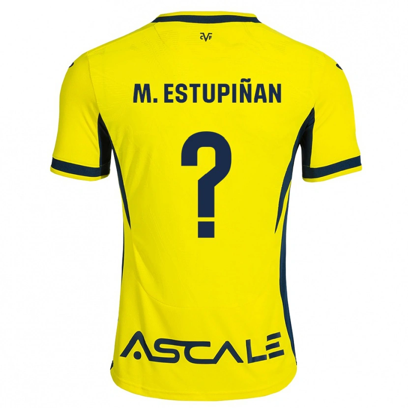 Danxen Mulher Camisola Marta Estupiñan Santana #0 Amarelo Preto Vermelho Principal 2026/27 Camisa
