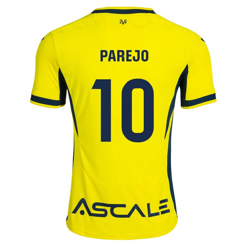 Danxen Mulher Camisola Dani Parejo #10 Amarelo Preto Vermelho Principal 2026/27 Camisa