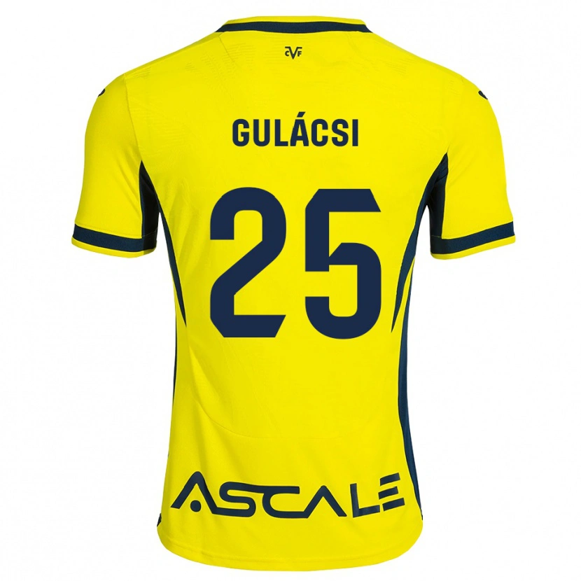 Danxen Mulher Camisola Péter Gulácsi #25 Amarelo Preto Vermelho Principal 2026/27 Camisa