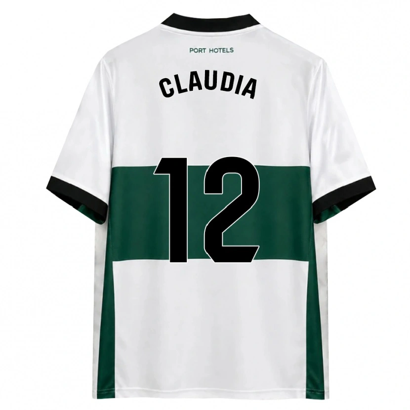 Danxen Mulher Camisola Claudia Rabasco Campello #12 Verde Branco Vermelho Principal 2026/27 Camisa