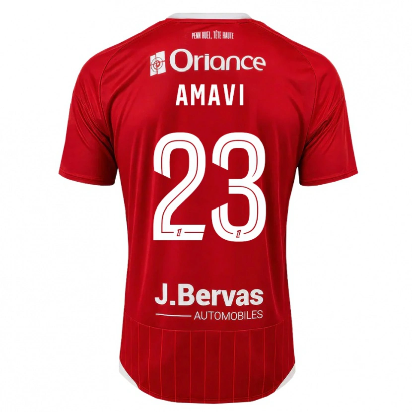 Danxen Mulher Camisola Jordan Amavi #23 Branco Vermelho Principal 2026/27 Camisa