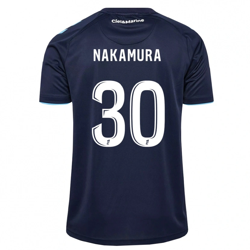 Danxen Mulher Camisola Sota Nakamura #30 Azul Centáurea Azul Meia-Noite Principal 2026/27 Camisa