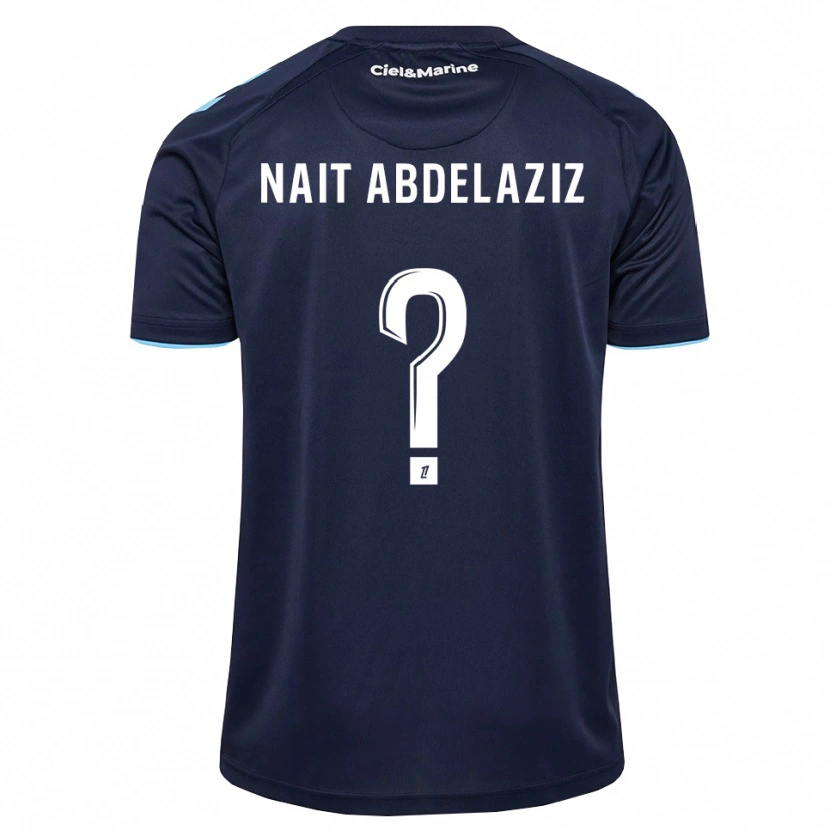 Danxen Mulher Camisola Elias Naït Abdelaziz #0 Azul Centáurea Azul Meia-Noite Principal 2026/27 Camisa