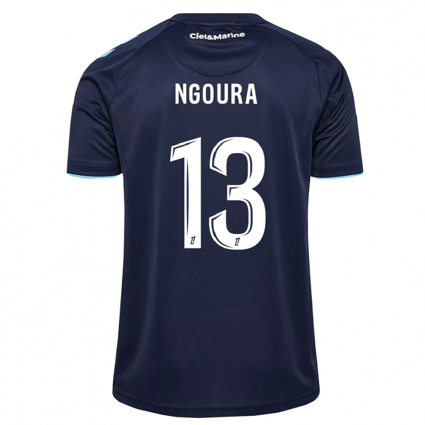 Danxen Mulher Camisola Steve Ngoura #13 Azul Centáurea Azul Meia-Noite Principal 2026/27 Camisa