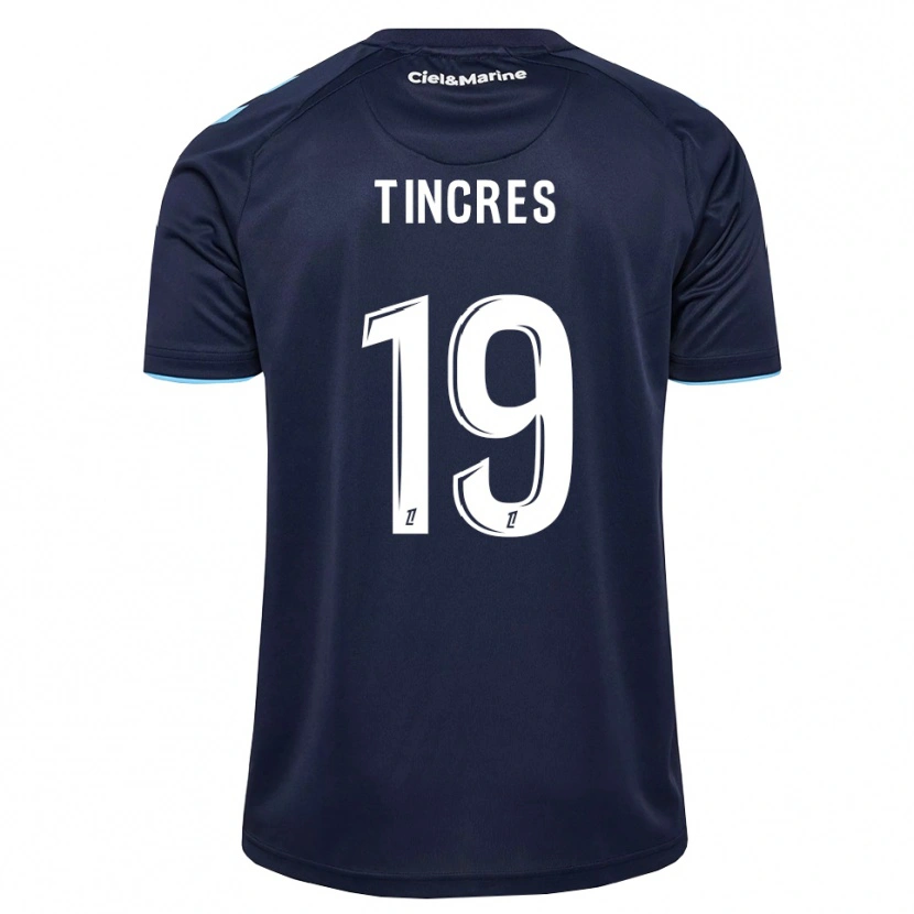 Danxen Mulher Camisola Joan Tincres #19 Azul Centáurea Azul Meia-Noite Principal 2026/27 Camisa