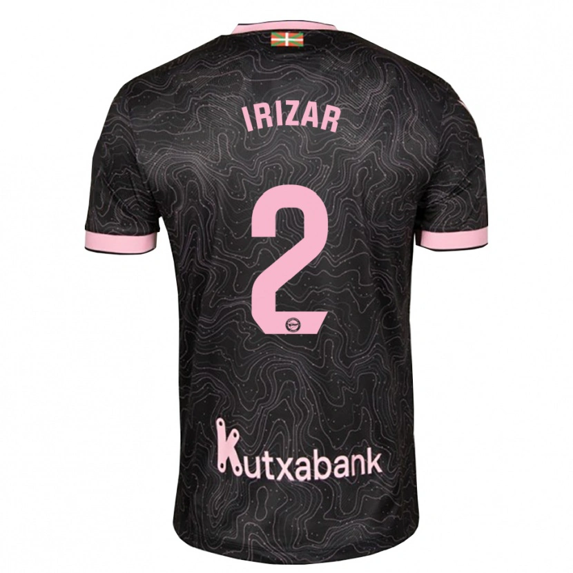 Danxen Mulher Camisola Manex Irizar #2 Preto Rosa Alternativa 2026/27 Camisa