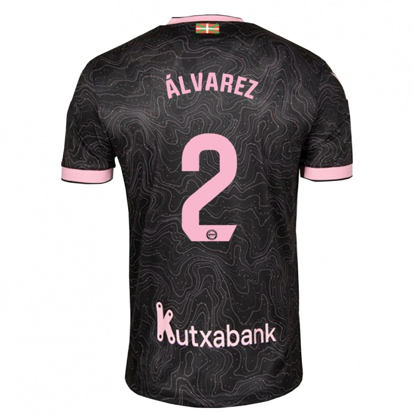 Danxen Mulher Camisola Joseda Álvarez #2 Preto Rosa Alternativa 2026/27 Camisa