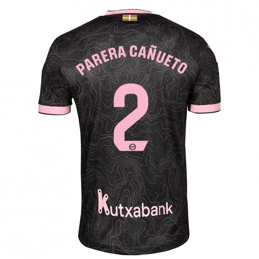 Danxen Mulher Camisola Laia Parera Cañueto #2 Preto Rosa Alternativa 2026/27 Camisa