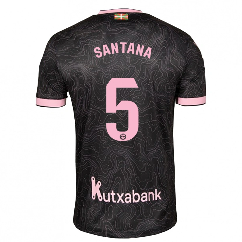 Danxen Mulher Camisola Vanesa Santana #5 Preto Rosa Alternativa 2026/27 Camisa